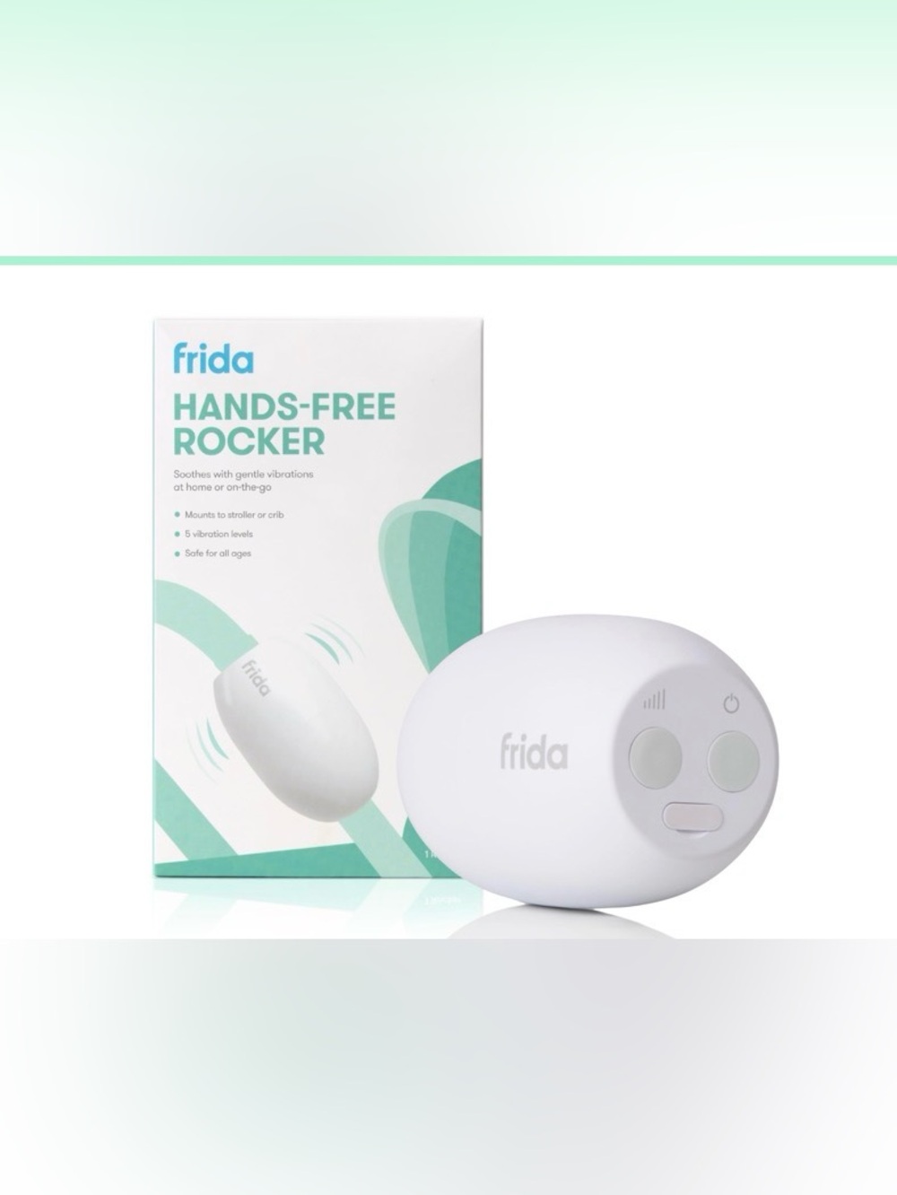 Hands-Free Baby Rocker in White